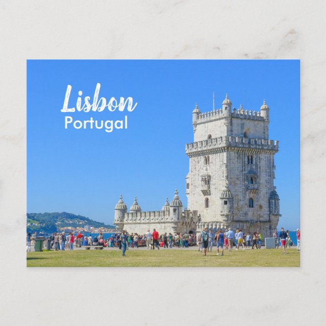 Carte Postale Tour Belem de Lisbonne au Portugal (Devant)