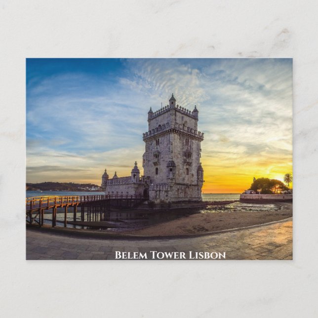 Carte Postale Tour Belem Lisbonne (Devant)