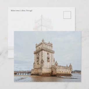 Carte Postale Tour Belem, Lisbonne, Portugal