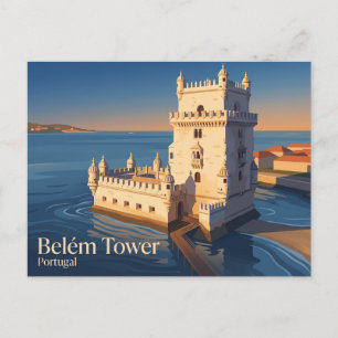 Carte Postale Tour Belem Portugal