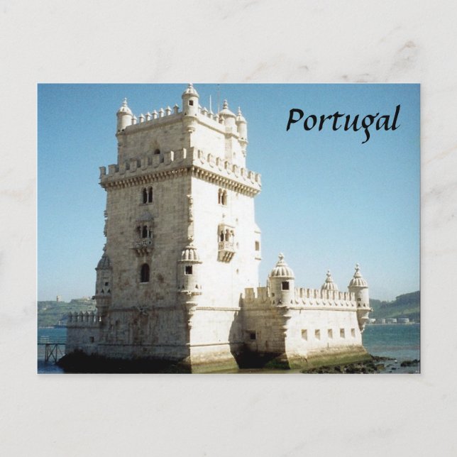 Carte Postale tour de belem (Devant)