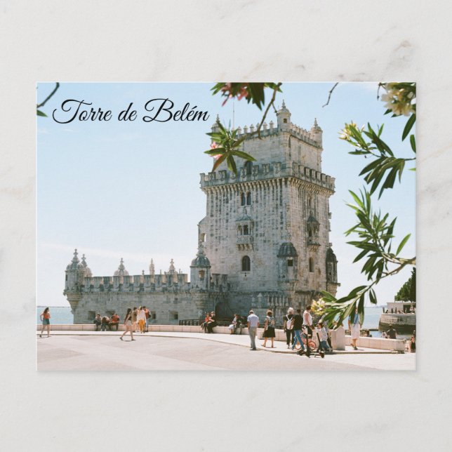 Carte Postale Tour de Belém Lisbonne Portugal (Devant)