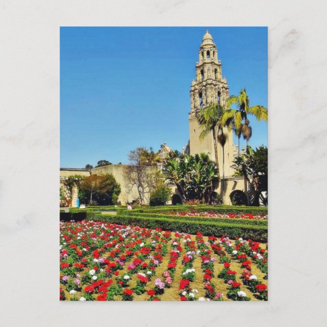 Carte Postale Tour De Californie Dans Le Parc Balboa (Devant)