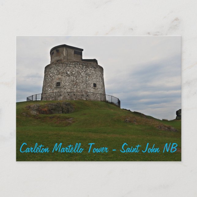 Carte Postale Tour de Carleton Martello - St John NOTA: (Devant)