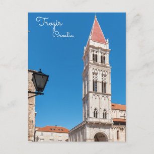 Carte Postale Tour de la cathédrale Saint-Laurent à Trogir - Cro