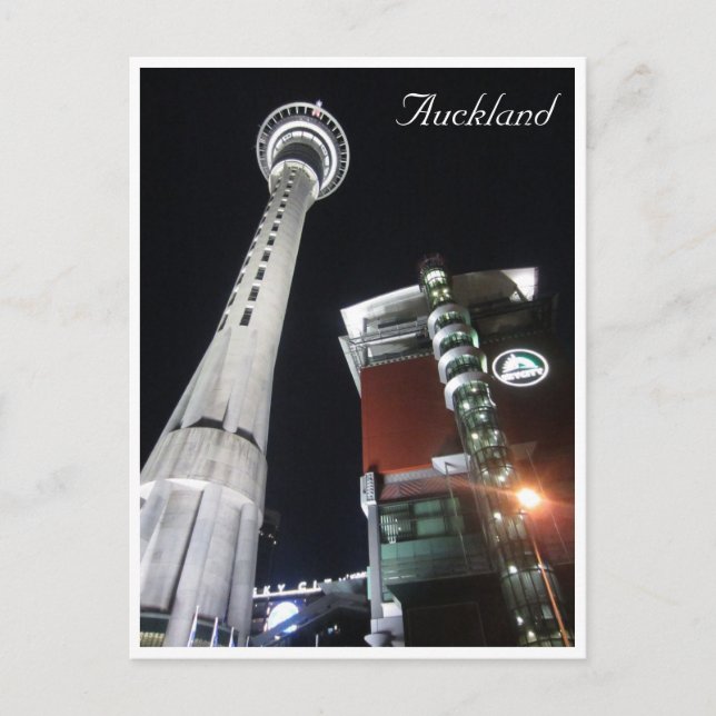 Carte Postale tour de la ville-ciel auckland (Devant)