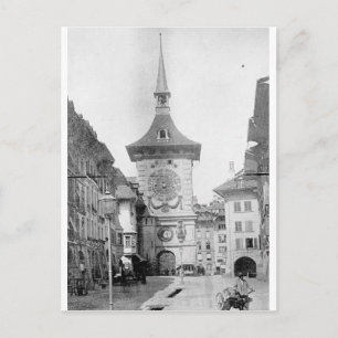 Carte Postale Tour de l'Horloge, Berne, Suisse ca. 1890