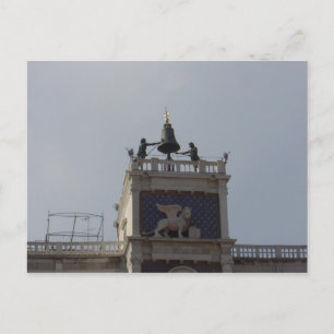 Carte Postale Tour de l'horloge, Carré de Saint-Marc, Venise 2