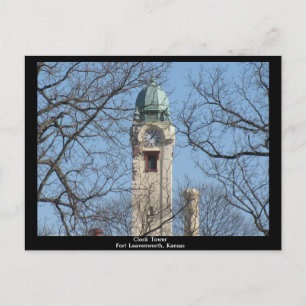 Carte Postale Tour de l'horloge Fort Leavenworth, Kansas