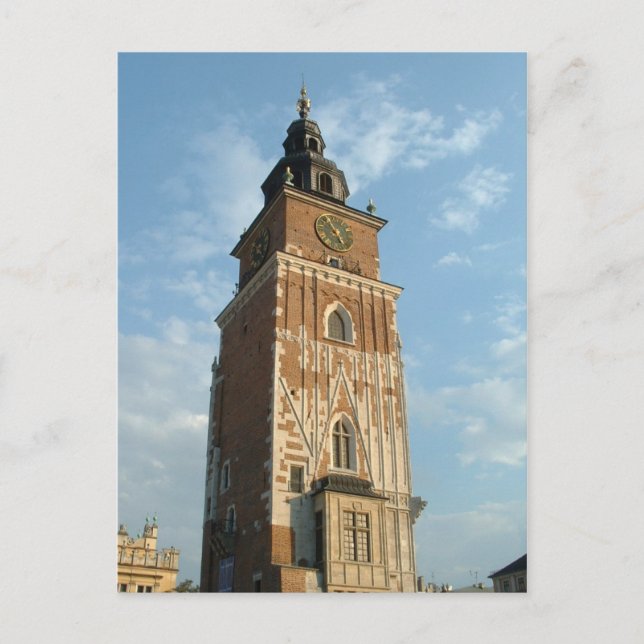 Carte Postale Tour de l'hôtel de ville (Devant)