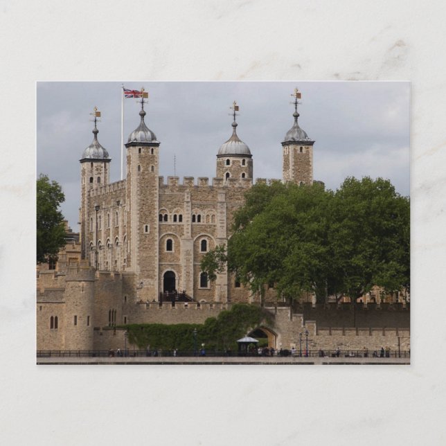 Carte Postale Tour De Londres Angleterre Vue De L'Autre Côté De  (Devant)