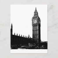 Tour de Londres Big Ben Photographie noir et blanc