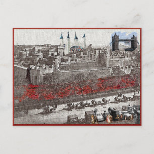Carte Postale Tour de Londres dans la quatrième dimension