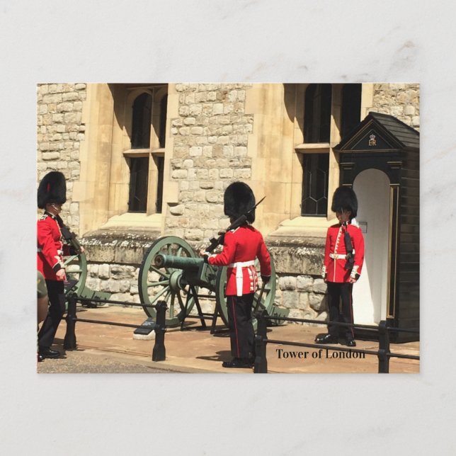 Carte Postale Tour des Gardes de Londres (Devant)