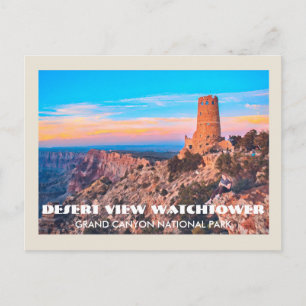 Carte Postale Tour d'observation de Desert View Parc national du