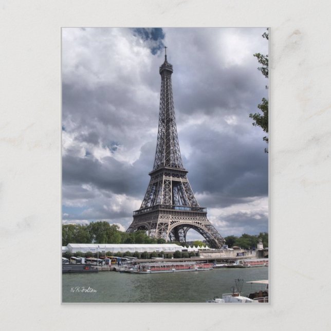 Carte Postale Tour Effiel (Devant)