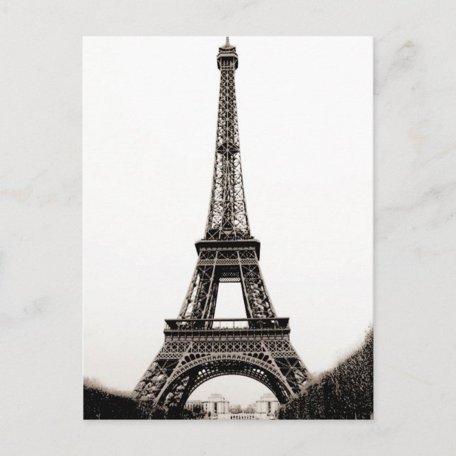 Carte Postale Tour Eiffel (Devant)
