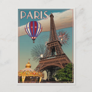 Carte Postale Tour Eiffel