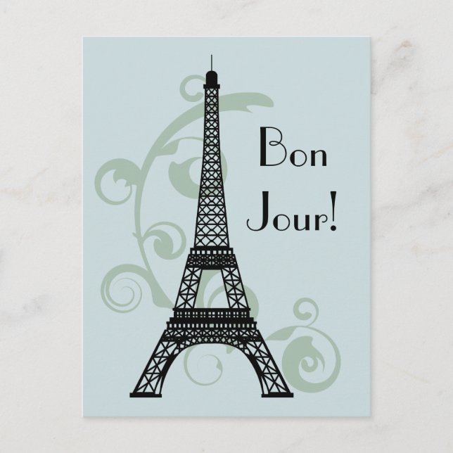 Carte postale Tour Eiffel (Devant)