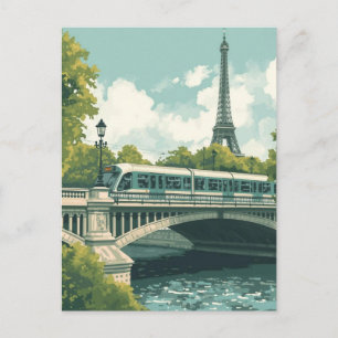 Carte Postale Tour Eiffel de Paris