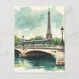 Carte Postale Tour Eiffel de Paris