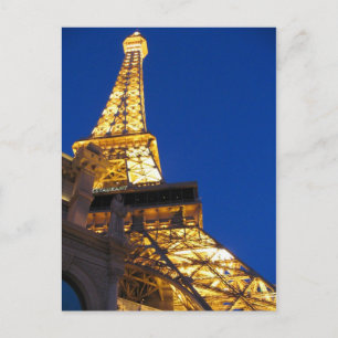 Carte Postale Tour Eiffel, Las Vegas, Nevada