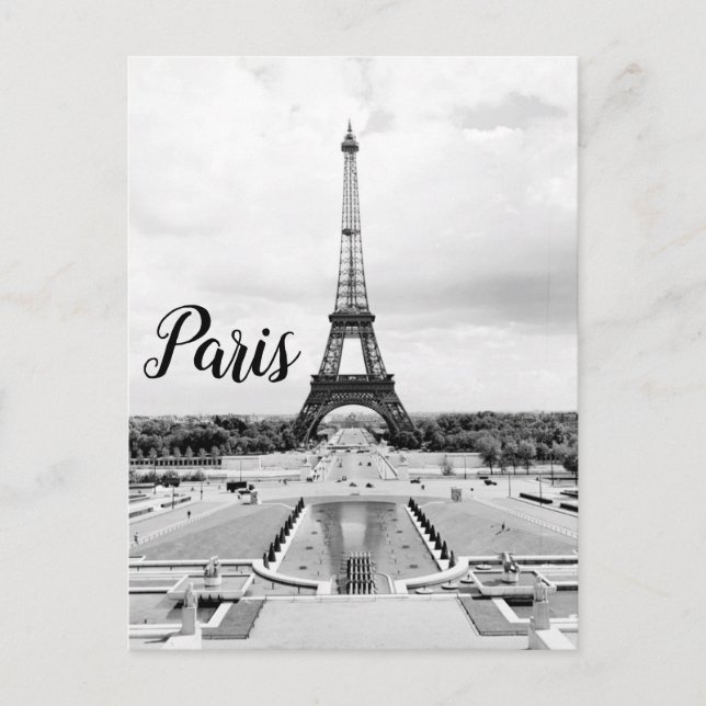 Carte postale Tour Eiffel Paris (Devant)