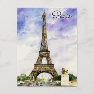 Carte postale Tour Eiffel Paris
