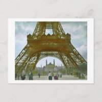 Tour Eiffel Paris 1900 Exposition Universelle