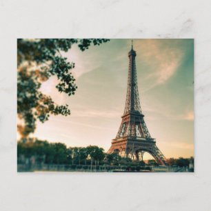 Carte Postale Tour Eiffel Romantique Paris Cité de l'Amour Voyag