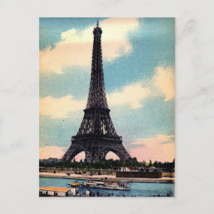 Carte Postale Tour Eiffel vintage