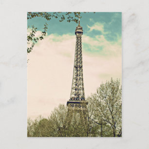 Carte Postale Tour Eiffel vintage V1