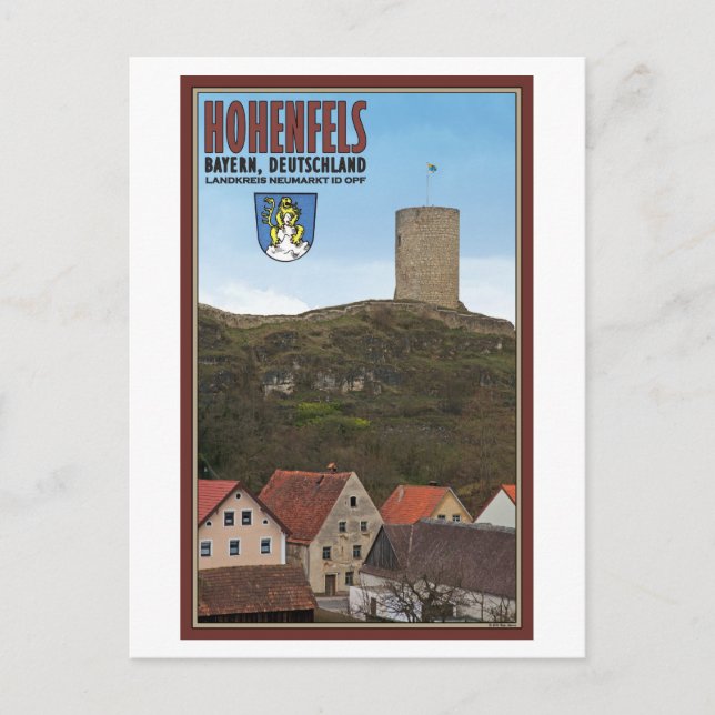 Carte Postale Tour Hohenfels (Devant)