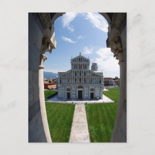 Carte Postale Tour penchée Pise, Italie