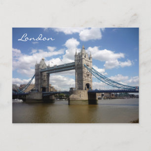 Carte Postale tour salutations vue londres