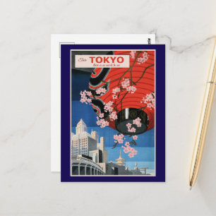 Carte Postale Tour Tokyo, Japon, affiche de voyage,
