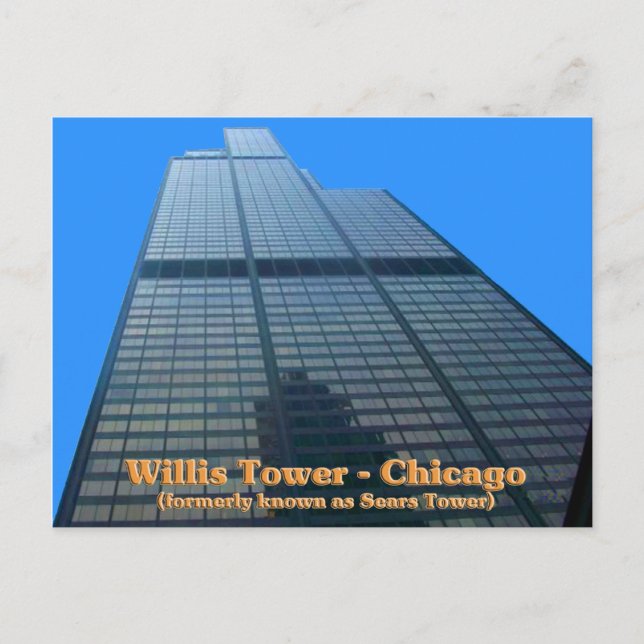 Carte Postale Tour Willis - Anciennement connue sous le nom de S (Devant)