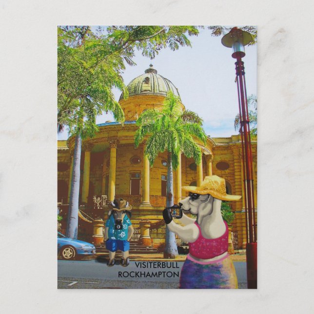 Carte Postale Tourisme à la douane (Devant)