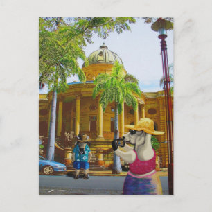 Carte Postale Tourisme à la douane