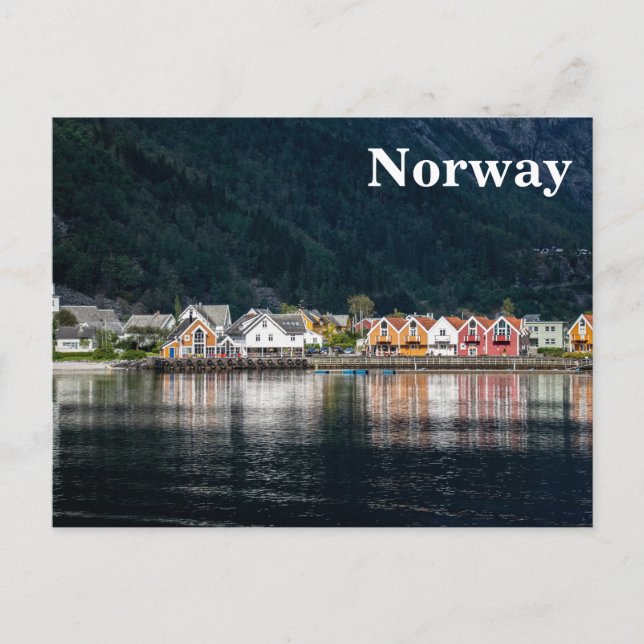 Carte postale Tourisme vintage Norvège (Devant)
