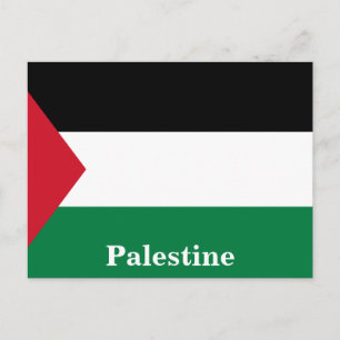Carte Postale Tourisme vintage Palestine State Flag