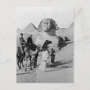Carte Postale Touristes en voyage par Sphinx