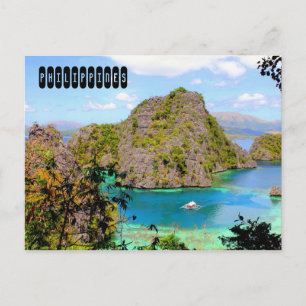 Carte postale touristique des Philippines