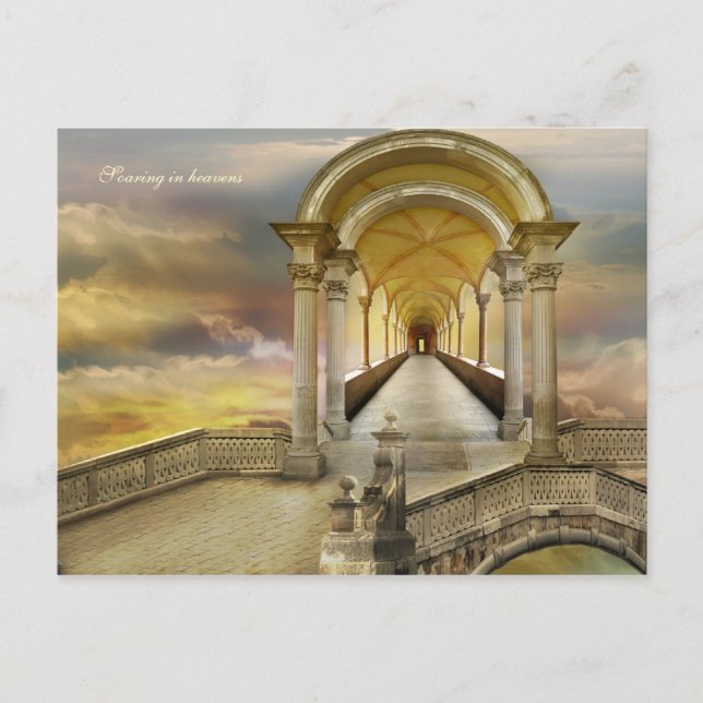 Carte Postale Tournant dans les cieux (Devant)