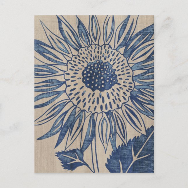 Carte Postale Tournesol d'Indigo (Devant)