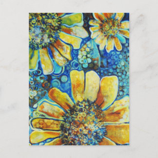 Carte Postale Tournesols et Polk points