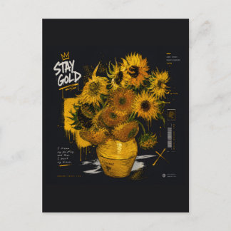 Carte Postale Tournesols Stay Gold | Van Gogh