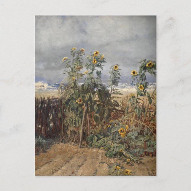 Carte Postale Tournesols sur une plage | Thorvald Niss (Devant)