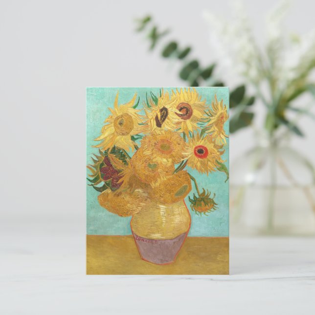 Carte Postale Tournesols Vincent van Gogh  (Debout devant)