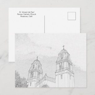 Carte postale - Tours de cloche de l'église à coul